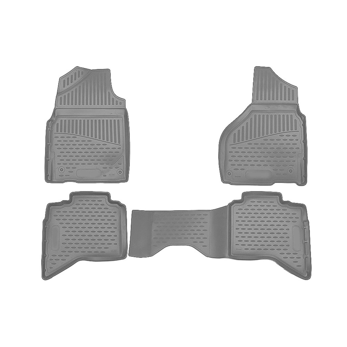 Dodge Ram 3500 Floor Mats - Omac - Rubber TPE - Grey - '12-'18